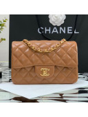 Chanel Lambskin Shiny Lambskin Classic Mini Flap Bag A69900 Caramel Brown 2021