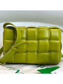 Bottega Veneta Padded Cassette Medium Crossbody Messenger Bag Kiwi Green 2021 26
