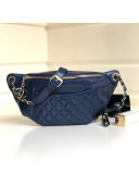 Chanel Act 2 Zip Waist/Belt Bag A57832 Blue 2019