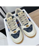 Gucci GG Denim Screener Sneaker Dark Blue 2021 (For Women and Men)
