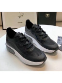 Chanel Calfskin & Mesh Sneaker Black 2020