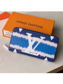 Louis Vuitton Monogram canvas LV Escale Zippy Wallet M68841 Blue 2020
