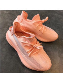 Adidas Yeezy Boost 350 V2 Static Sneakers Orange Pink 2019