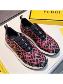 Fendi FFreedom FF Slip-on Sneakers Pink 2019
