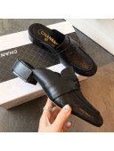 Chanel Quilted Leather Loafers Mules G34427 Black 2019