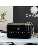 Chanel Crochet Vanity Clutch with Chain Black 2022 AP2471 Black 2022