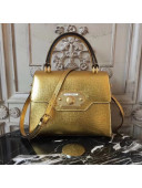 Dolce&Gabbana Leather Welcome Handbag Gold 2018