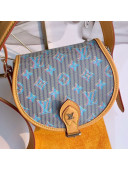 Louis Vuitton Tambourin Monogram Pop Round Shoulder Bag M55460 Blue 2019