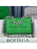 Bottega Veneta The Chain Cassette Cross-body Bag Racing Green 2021