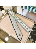 Dior Mitzah Tarot Silk Bandeau Scarf 6x100cm 2021 11