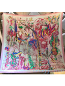 Hermes Silk and Cashmere Square Scarf 140x140cm H2081018 Pink 2020