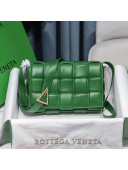 Bottega Veneta Padded Cassette Medium Crossbody Messenger Bag Racing Green 2020