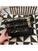 Chanel Sequins Gabrielle Small Hobo Bag A91810 Gold/Black 2019