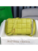 Bottega Veneta Padded Cassette Medium Crossbody Messenger Bag Sherbert Yellow 2020