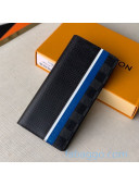 Louis Vuitton Men's Brazza Wallet in Epi Leather M69540 Navy Blue 2020