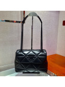 Prada Medium Nappa Leather Prada Spectrum Bag 1BD232 Black 2022
