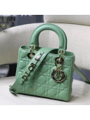 Dior MY ABCDior Small Bag in Cannage Leather Light Green 2020