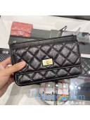 Chanel Aged Calfskin 2.55 Wallet on Chain WOC Black 2020
