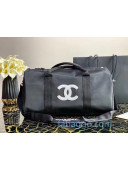 Chanel Nylon CC Gym Bag Black 01 2020