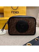 Fendi FF Pattern Canvas Camera Case Bag Black 2018