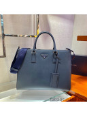 Prada Saffiano Leather Prada Galleria Bag 2VG061 Blue 2022