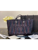 Chanel Deauville Sequins Large Shopping Bag A66941 Black/Multicolor 2020