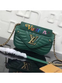 Louis Vuitton Calfskin New Wave Chain PM Bag  Green 2018
