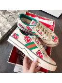 Gucci Tennis 1977 Low-top Sneakers with GG Appple Print 2020