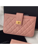 Chanel Aged Calfskin 2.55 Pouch AP0158 Pink 2019