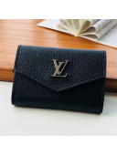 Louis Vuitton Lockmini Wallet M63921 Black