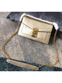 Miu Miu Mardars Leather Shoulder Bag 5BD083 Gold 2020