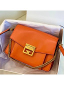 Givenchy Calfskin Small GV3 Crossbody Bag Orange 2021