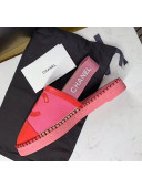 Chanel Lambskin Espadrilles Mules Sandals Pink/Red 2020