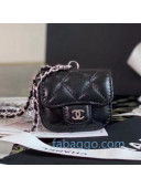 Chanel Quilted Lambskin Airpods Pro Case with Chain AP1739 Black 2020