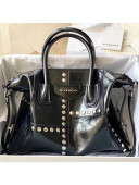 Givenchy Small Antigona Soft Bag in Studded Leather Black 2020