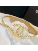 Chanel CC Pearl Headband 2021