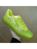 Louis Vuitton LV Trainer Transparent Low-top Sneakers Yellow 2021 (For Women and Men)