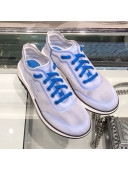 Chanel Mesh and Fabric Sneakers G34763 Blue 2019