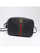 Gucci Ophidia Leather Shoulder Bag 536441 Black 2020