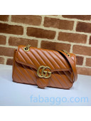 Gucci GG Marmont Matelassé Small Bag 443497 Brown 2020