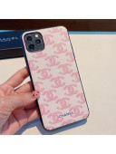 Chanel CC iPhone Case Pink 2021 