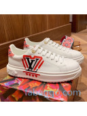 Louis Vuitton Crafty Time Out Sneakers White/Red 2020