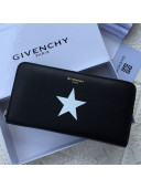 Givenchy Zip Long Wallet Black 2021 04