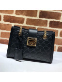 Gucci Padlock Signature Small Shoulder Bag 498156 Black 2019