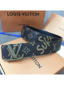 Louis Vuitton x Supreme Reversible Monogram Leather Belt 40mm with LV Buckle Brown 2019