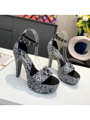 Louis Vuitton Since 1854 Afterglow Platform Heel Sandal 11.5cm Grey 2021
