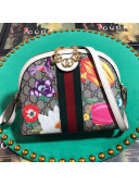 Gucci Ophidia GG Flora Small Shoulder Bag ‎499621 White 2019