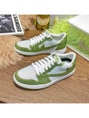 Nike Air Jordan Crystal Allover Low-top Sneakers White/Green 07 2021