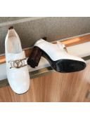 Louis Vuitton SWIFT Loafers Pump in White Patent Leather 2020