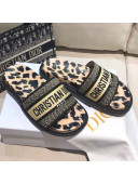 Dior Dway Slide Sandals in Beige Multicolor Mizza Embroidered Cotton 2021 04